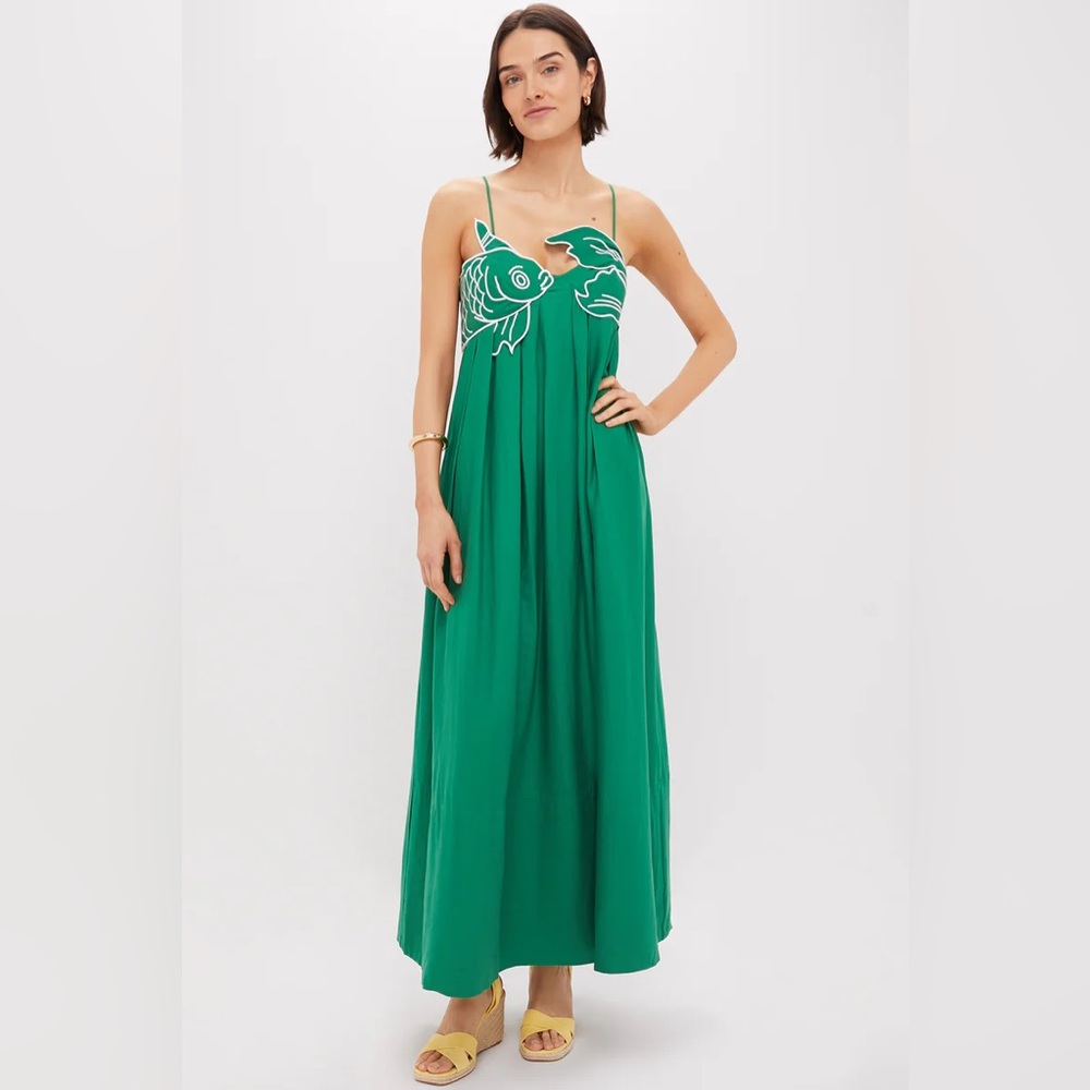 Commense Green Fish Dress